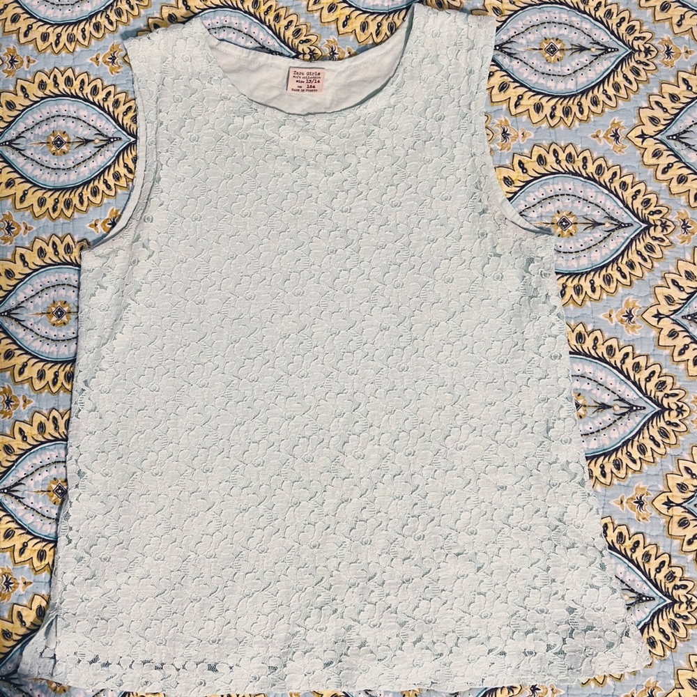 Zara girls lace blouse